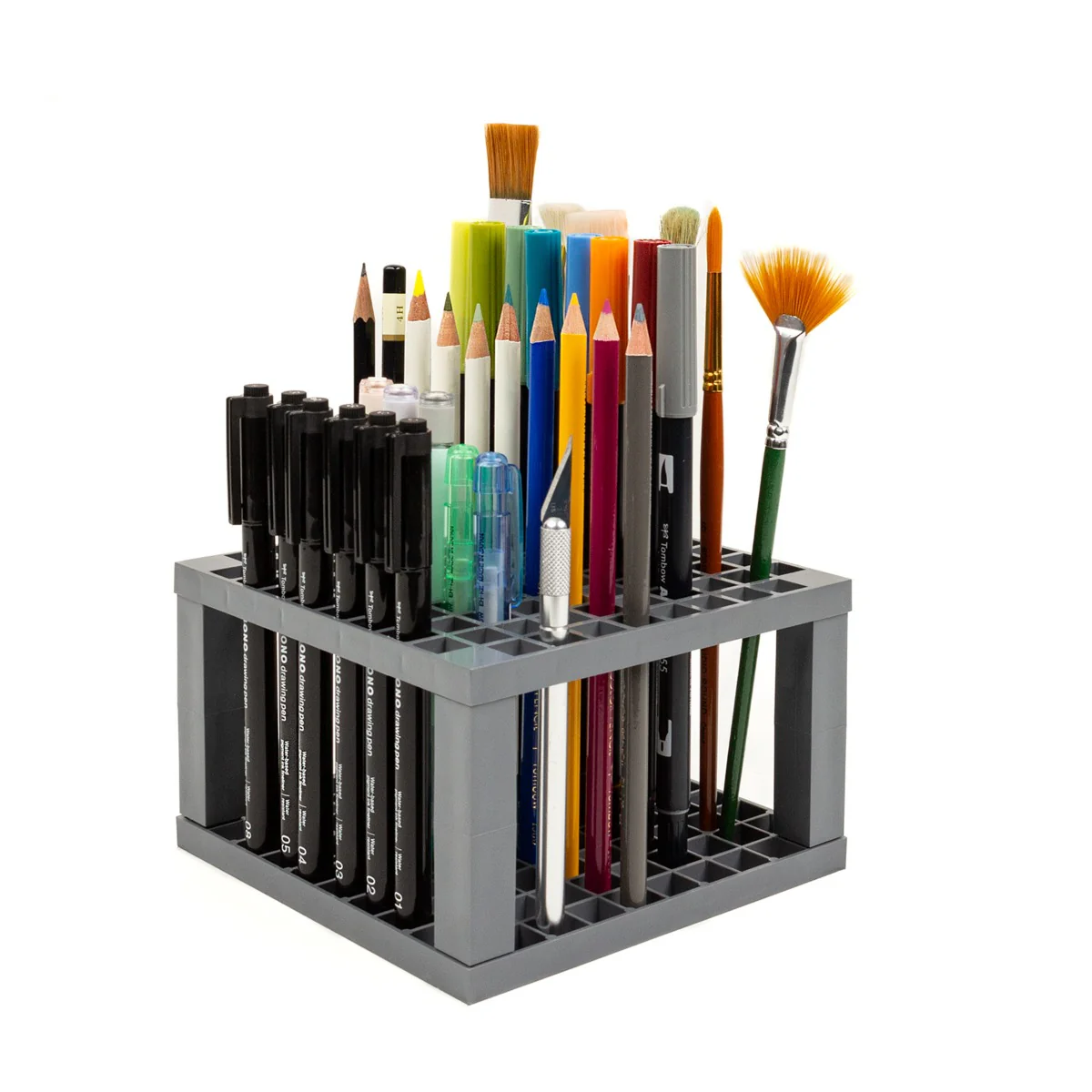 Dual Brush Pen Desk Stand - Image 7