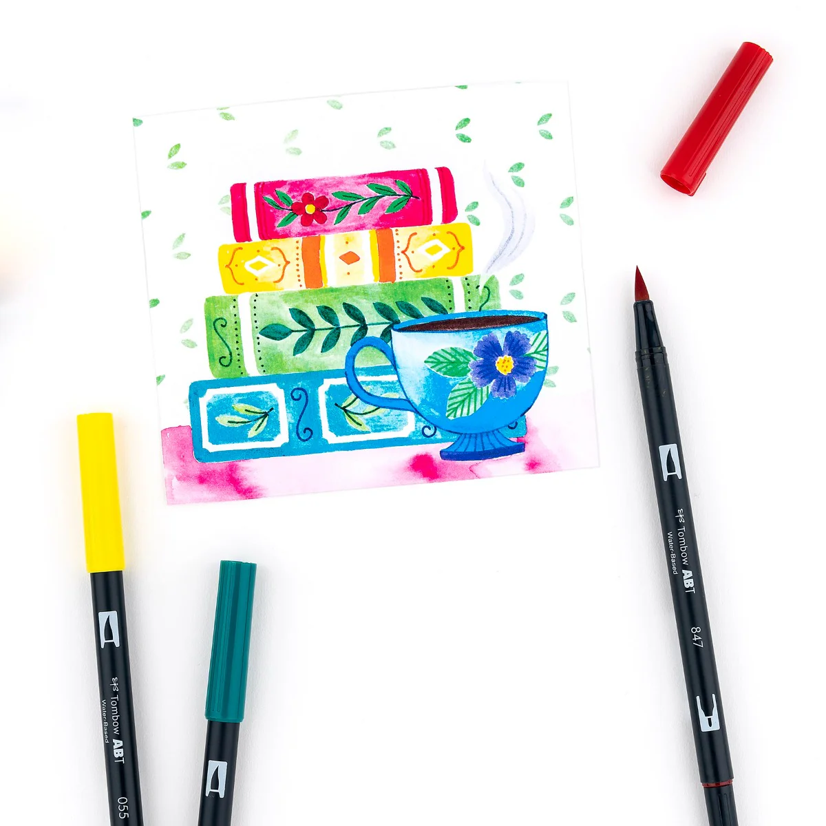 Dual Brush Pen Art Markers, Primary, 10-Pack - Image 6