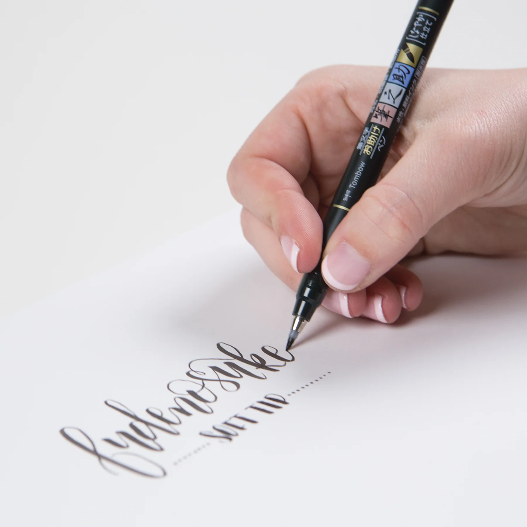 Fudenosuke Brush Pen, Soft Tip, Black - Image 4