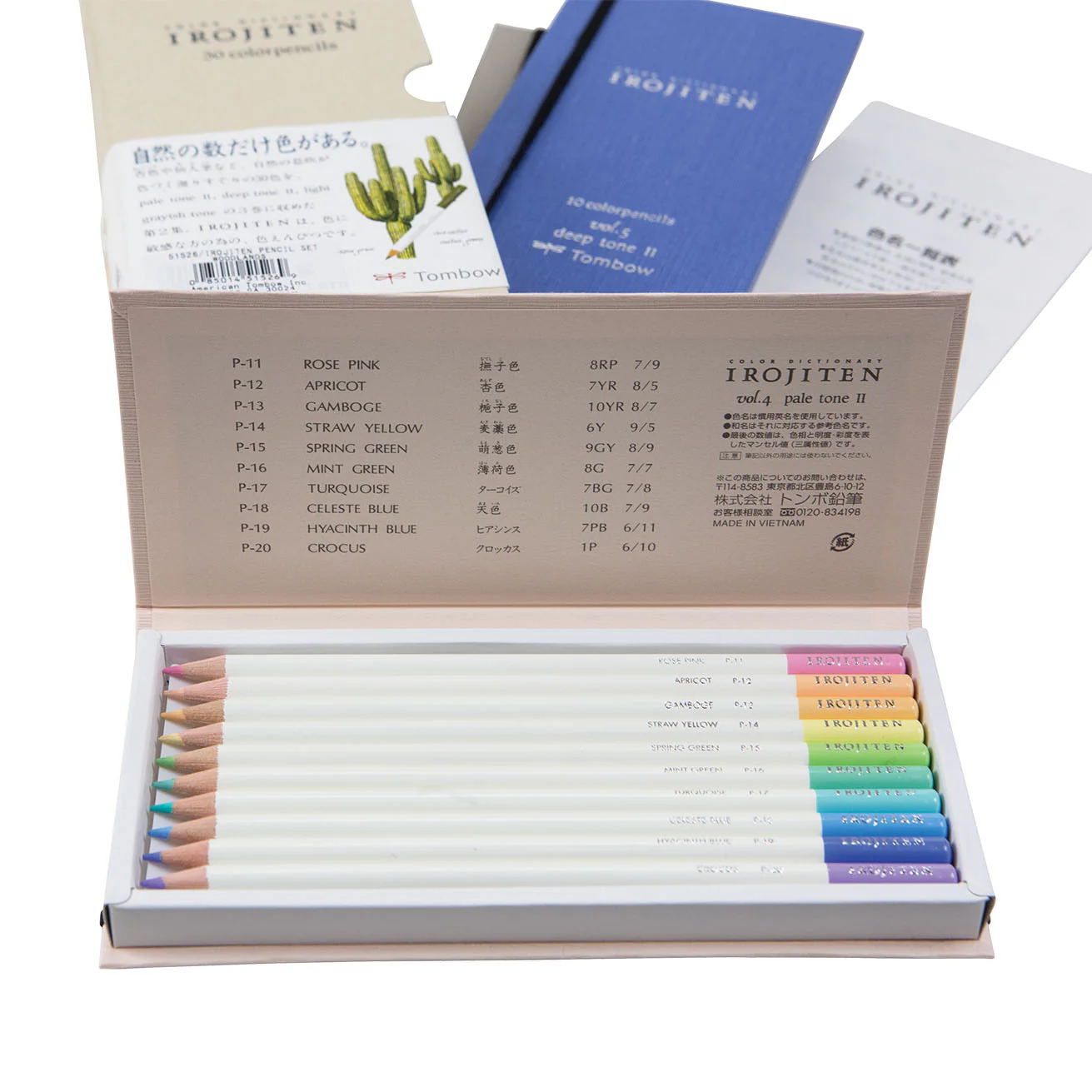 Irojiten Colored Pencils Dictionary, Woodlands - Image 3