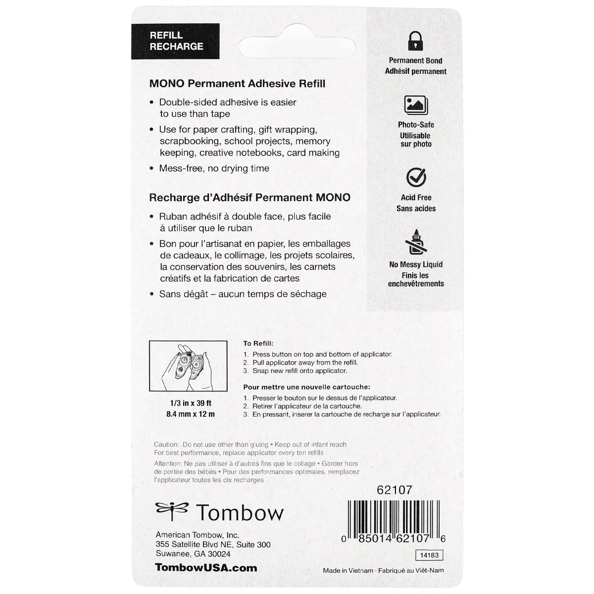 Refill, MONO Adhesive Permanent - Image 7